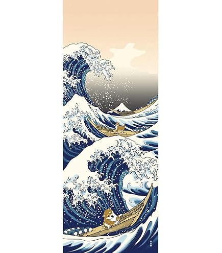Amazon｜ゴジラ 浮世絵シリーズ プリント手ぬぐい（富嶽三十六景